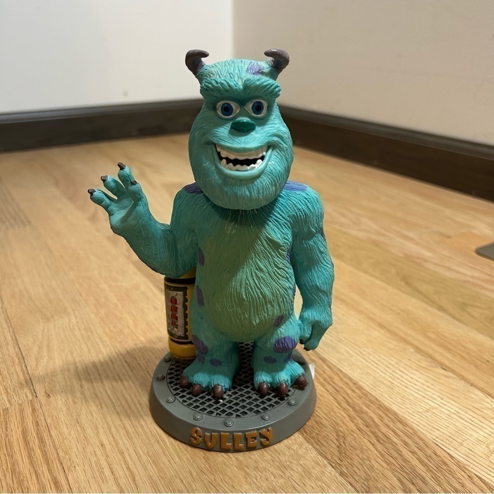 Disney Sully Bobble Dobbles Monsters Inc Bobble Head Blue Collectible